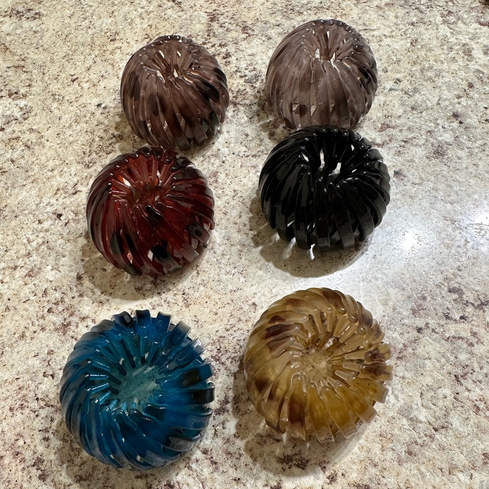 Colorful hair clips